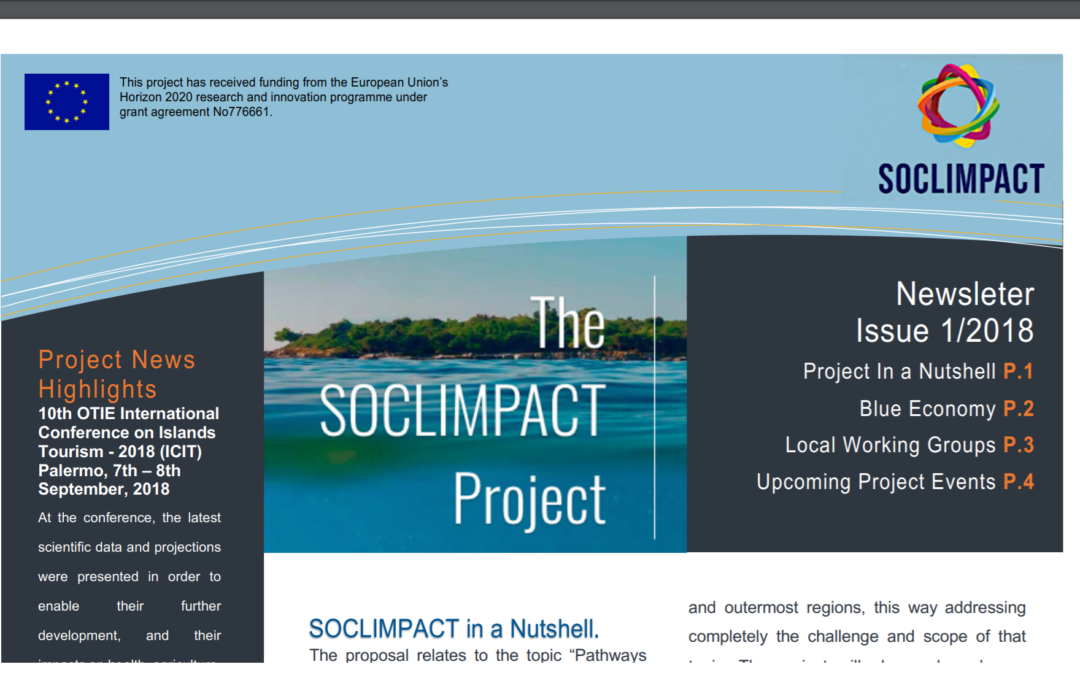 Soclimpact’s first newsletter issued!